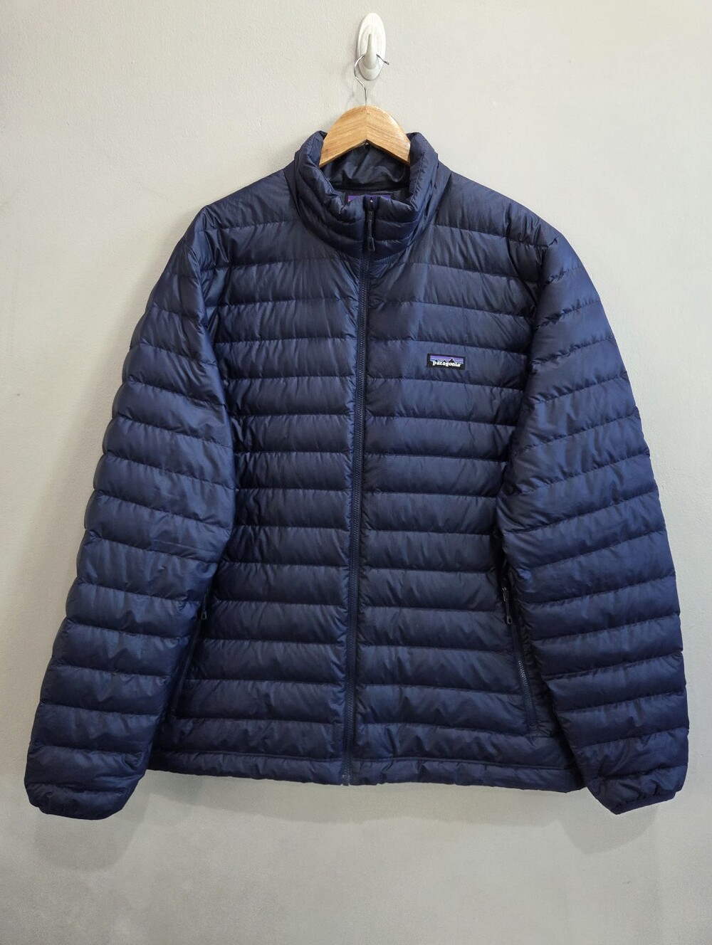 Patagonia Goosedown Puffer Full Zip Lightweight Jacket 84674 Blue Men's Size XXL